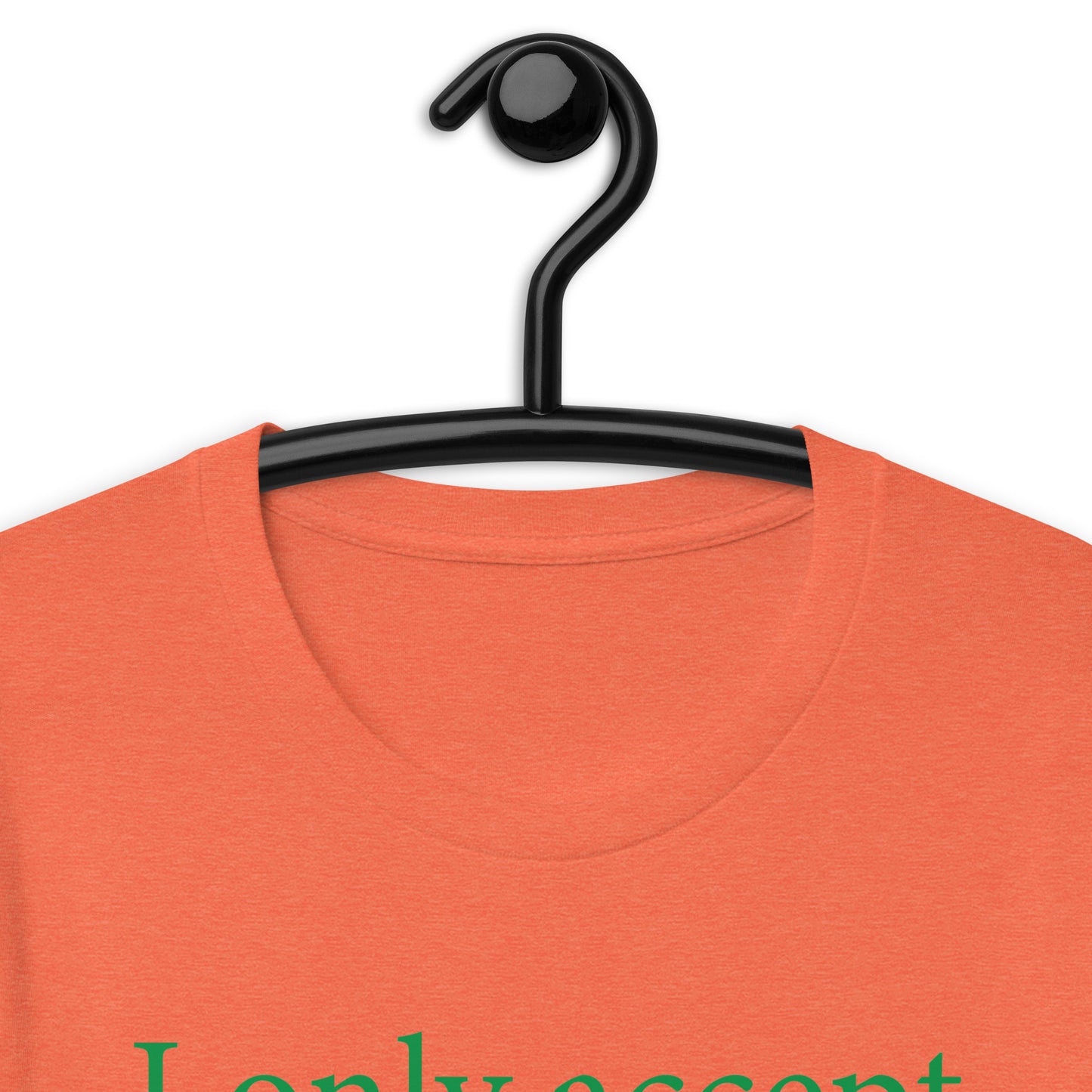 I only accept apologies in ca$h Unisex t-shirt