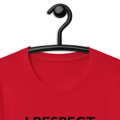 I RESPECT WOMEN SO MUCH Unisex t-shirt