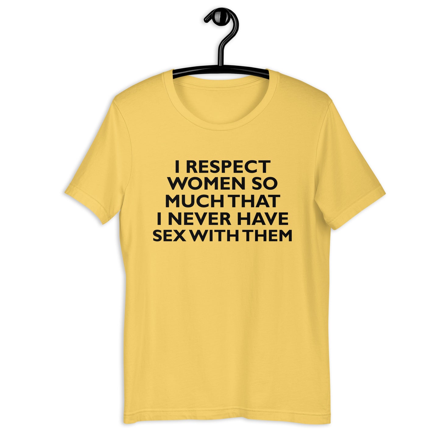 I RESPECT WOMEN SO MUCH Unisex t-shirt